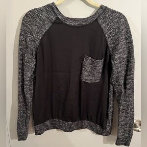 Lou & Grey Black and Gray Top
